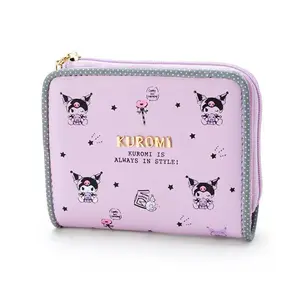 AL High quality Sanrioes PU wallet Cinnamonll kuromi fashion women coin purse My Melody zipper buckle wallet