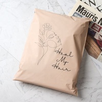 Enveloppe biodégradable personnalisée en poly sacs à fermeture éclair enveloppes d'expédition étanches pour vêtements boucles d'oreilles lunettes emballage sacs de remerciement