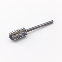 Cylindrique grand baril fin de sécurité 3xc 4xc 5xc manucure carbure acrylique enlever le foret à ongles