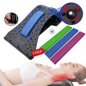 Étireur de dos, douleur lombaire inférieure avec Massage du cou, thérapie magnétique, acupression, appareil de Fitness, soulagement des douleurs cervicales et spinales - Product Image 1