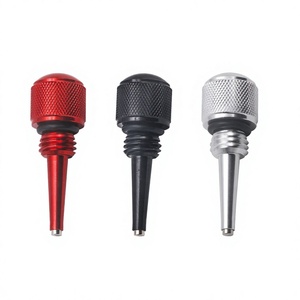 Varilla medidora de aceite de aleación de aluminio RACING M18x2.5 magnética para piezas de generador, negra, roja, plateada - Product Image 1