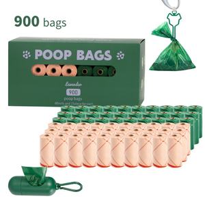 New Eco-Friendly Portable Hands-Free Clip Dispenser Degradable Dog Waste <b>Bags</b> in Carton Style Pet Cleaning Products - Product Image 2