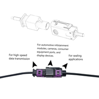 Antenne coaxiale personnalisable à conducteur uni RP-SMA femelle Wi-Fi 1,13 mm 6 pouces ROHS