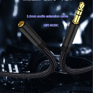 <span class=keywords><strong>Cable</strong></span> <span class=keywords><strong>auxiliar</strong></span> macho a macho de 3,5mm chapado en oro, extensión <span class=keywords><strong>auxiliar</strong></span> de Audio de 3/5/8M para teléfono, coche, auriculares, micrófono MP3 - Product Image 5