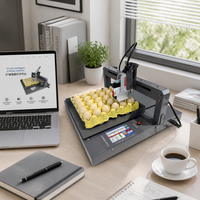 Mesin Pencetak Telur Sumbu XY Desktop dengan Perlindungan Tabrakan Pegas Printer Inkjet Termal TIJ