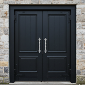 Poignée de porte en laiton antique sur mesure, poignées de porte en laiton vieilli pour portes en verre - Product Image 6