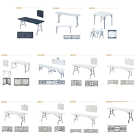 Chaises pliantes d'extérieur légères et imperméables pour événements transfrontaliers, mariages, hôtels, centres de table décoratifs