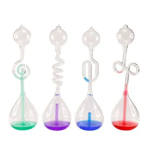 Spiral Glass Hand Boiler Science Toy Love Meter