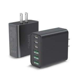 Sạc đa cổng 65W, 6 cổng PD & QC, cục sạc hình khối, bộ chuyển đổi nguồn USB Type C, sạc tường cho iPhone 17/16/15/14 Pro Max - Product Image 3