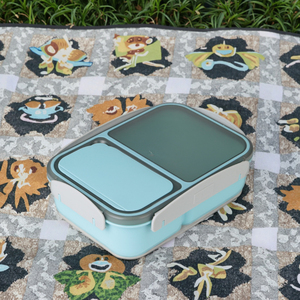 Hộp đựng cơm trưa nhiều ngăn, ba tầng, chất liệu nhựa PP, có thể dùng lò vi sóng, kiểu dáng mới, đang thịnh hành xuyên biên giới, có khóa kín. - Product Image 4