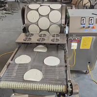 Machine à Crêpes et à Peaux de Raviolis Entièrement Automatique Motorisée Antiadhésive 1200 pièces/h