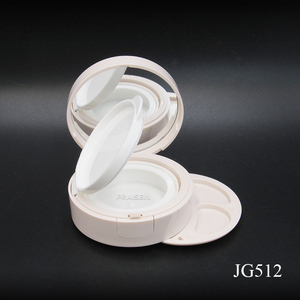 <span class=keywords><strong>Coussin</strong></span> d'air <span class=keywords><strong>rose</strong></span> rond 2-en-1 personnalisé BB Cream case <span class=keywords><strong>Palette</strong></span> de contour anti-cernes en plastique - Product Image 4