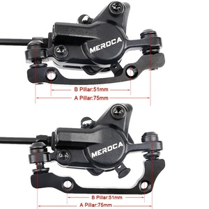 자전거 왼쪽 앞 오른쪽 뒤 유압 오일 디스크 브레이크 MTB 디스크 브레이크 키트 800/1400mm 자전거 브레이크 캘리퍼스 클램프 - Product Image 5