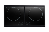 Cuisinière infrarouge électrique portable double 3000 watts avec commande tactile, 2 brûleurs, pour usage domestique, compatible Hotpot, écologique