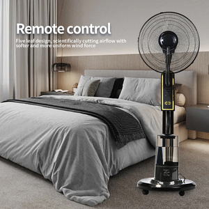 Ventilateur à brouillard d'eau mécanique en plastique Dieye de 16 pouces, hauteur réglable à distance, design compact et économe en énergie, utilisation en extérieur, camping-car - Product Image 5