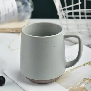 고품질 일본식 12oz 카푸치노 커피 세라믹 머그잔 맞춤 로고 도자기 컵
