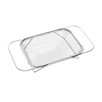 Passoire de cuisine manuelle en acier inoxydable à mailles fines, panier égouttoir télescopique avec poignées extensibles, compatible lave-vaisselle, pour fruits et légumes