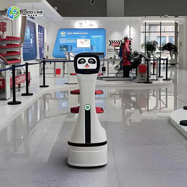 Fully Automatic Tray Return and Waste Collection Smart Bussing Robot Smart Artificial Intelligence Delivery