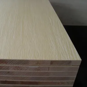 Placas de bloco de 18mm Placas de madeira laminadas de fornecedor de alta qualidade