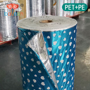 Matériau de <span class=keywords><strong>film</strong></span> de ballon en feuille PET + PE composite imprimé laminé de couleur Offre Spéciale avec motif de coeur d'amour - Product Image 6