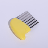 Coupe-pommes manuel multi-dents en acier inoxydable avec poignée en PP, réutilisable, portable et durable pour la cuisine – Vente directe usine