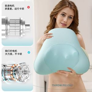 KONISEEWA หมอนนวดคอ USB ชาร์จได้ หมอนนวดประคบร้อนสำหรับคอหลังเอวขาใช้ในบ้าน - Product Image 2