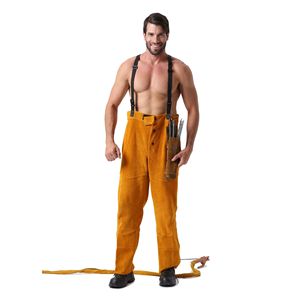 Sac <span class=keywords><strong>de</strong></span> protection pour électrodes <span class=keywords><strong>de</strong></span> soudage en cuir <span class=keywords><strong>de</strong></span> vachette fendu, sac à outils pour <span class=keywords><strong>soudeur</strong></span>, avec fil ignifuge en Kevlar. - Product Image 2