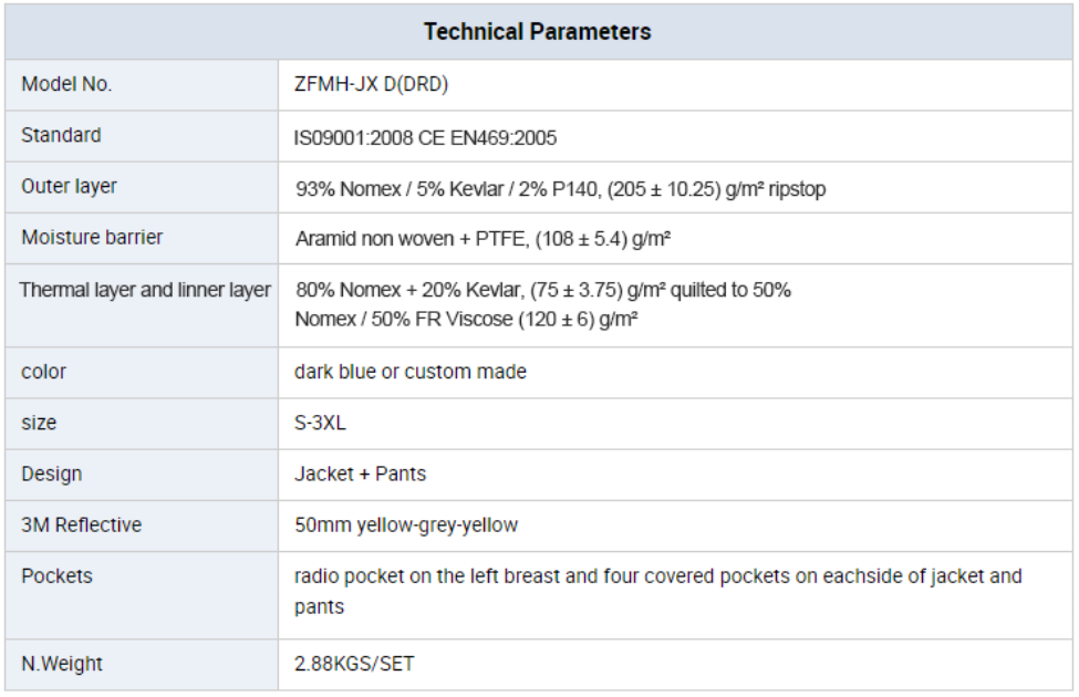 4 Layers Aramid Fire Retard Flight Suit Fireproof  Clothing