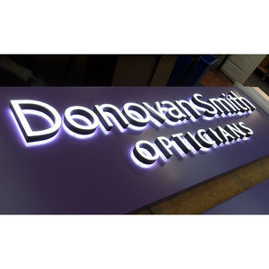 Extérieur Signalétique En Acier Inoxydable Rétro-Éclairé <span class=keywords><strong>A</strong></span> Mené des Signes De Lettre De Canal 3D Logo Pour Le Nom De <span class=keywords><strong>La</strong></span> Boutique - Product Image 5