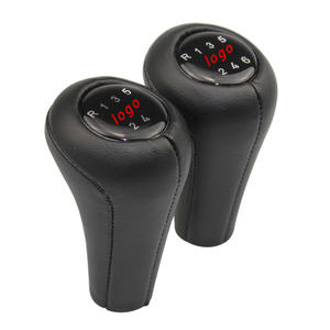 Poignée de levier de vitesses BMW en cuir 6 vitesses Logo personnalisé Design ergonomique - Product Image 3