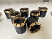 Broca de diamante impregnado de carburo de tungsteno de 112 mm y 132 mm para perforación de pozos y exploración geológica con sistema de cable.