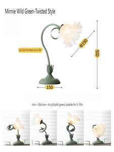 * 110v-mục vụ Retro ánh sáng ban đêm biến hình dạng miễn phí gấp Bảng Đèn ba màu mờ đối diện tình dục hoa trang trí bảng - Product Image 6