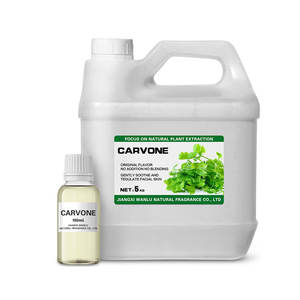 Harga grosir 99% l-carvone bulk CAS 99-49-0 makanan bekas industri kimia untuk aditif rasa makanan - Product Image 1