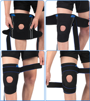 Genouillère stabilisatrice de pression, amortisseur de chocs, protection anti-impact pour hommes et femmes, genouillère pour cyclisme, basketball, randonnée, jogging