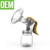 Pompe de sein manuelle, en Silicone, dooper sans BPA, de haute qualité