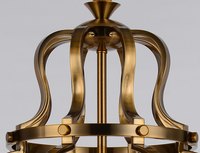 Vente en gros de lustres ronds en fer classiques modernes de luxe JUHAN avec garantie de 2 ans pour salon, chambre à coucher, 6 lumières