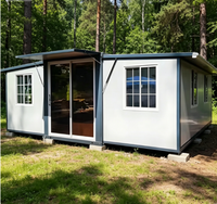 Maison préfabriquée extensible multi-scènes 2026 et maison conteneur pour camp de construction, accueil touristique et utilisation d'urgence