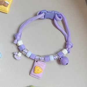 Collares para perros y gatos con diseño de caramelos de dibujos animados, accesorios para mascotas de cuerda tejida, decoraciones para collares de perros Bichon Frise y Teddy. - Product Image 4