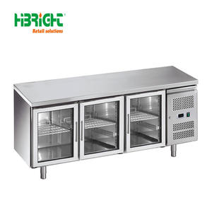 Réfrigérateur-congélateur vertical de haute qualité, en acier inoxydable, robuste, pour usage commercial, capacité de 420 L, équipement de cuisine - Product Image 5