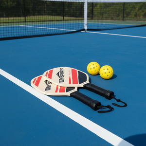 Juego de Palas de Pickleball Portátiles de Fibra de Vidrio de Alta Calidad, Pala con Núcleo de Panal Duradero para Niños y Adultos - Product Image 1