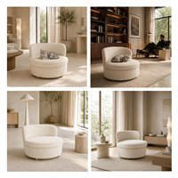 Fauteuil Lounge Moderne Nordique Écologique pour Animaux de Compagnie, Tissu Beige, Pieds en Bois, Facile à Nettoyer, Canapé Ergonomique pour Chats et Chiens pour Salon