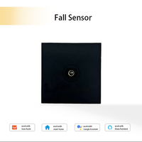 Détecteur de chute WiFi Tuya Tranrule avec imagerie thermique, type 86, panneau mural, pour soins aux personnes âgées, sans caméra, maison intelligente
