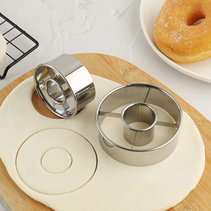 Professional Baking Doughnut <b>Cutter</b> Stainless Steel Dough Tools - Product Image 3