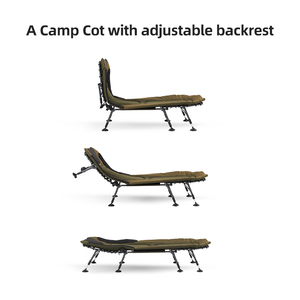Homful Giống Như Thương Hiệu Nổi Tiếng Gấp Có Thể Điều Chỉnh Ngả Cắm Trại Giường Phòng Chờ Ngoài Trời Ngủ Giường Cắm Trại Cot - Product Image 2