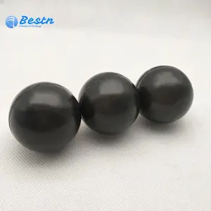 100MM Zwart HDPE plastic ballen gebruikt voor scrubbers en mist eliminators, water behandeling