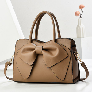 Bow-knot Textured Handbag Black Women's Shoulder Bag Crossbody Bag Summer 2025 Stylish Everyday Outfits - Product Image 4