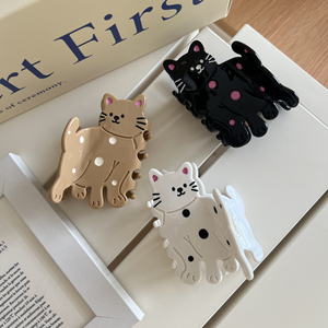 2026 Light Luxury <b>Sweet</b> Cute Cartoon Small Cat Hairpin Fashionable Temperamental Design Girl's Hairpin Wholesale Jewelry - Product Image 2