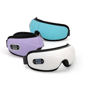 Máquina Eléctrica de masaje para el cuidado de los ojos, dispositivo de masaje ocular 4d con calefacción manual