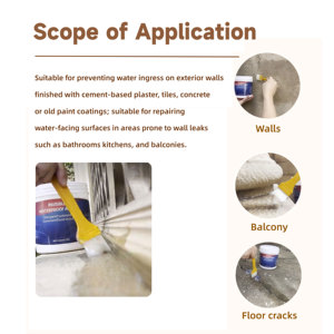 Instant <strong>Waterproof</strong> Seal Liquid CE Certification Transparent <strong>Waterproof</strong> Glue Waterproofing Sealant Transparent Sealing <strong>Paint</strong> - Product Image 4