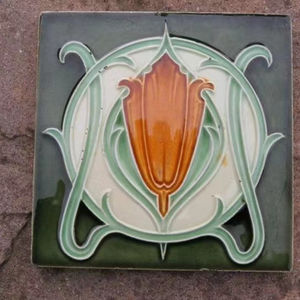 <span class=keywords><strong>Azulejos</strong></span> victorianos de pared esmaltados Vintage hechos a mano de 4 pulgadas * 4 pulgadas patrón Vintage <span class=keywords><strong>azulejos</strong></span> de flores 3D <span class=keywords><strong>para</strong></span> <span class=keywords><strong>baño</strong></span> y cocina - Product Image 4